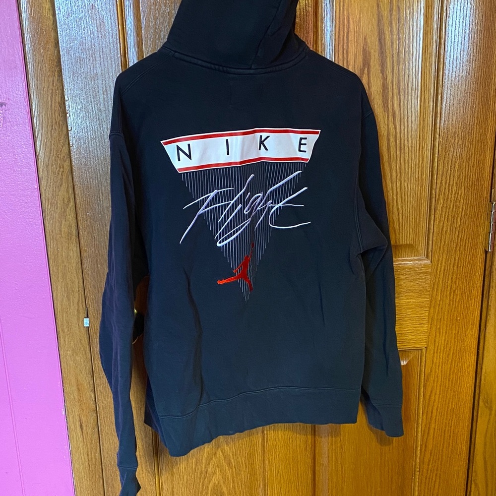 Jordan Nike Flight Black Hoodie - Picture 5 of 6